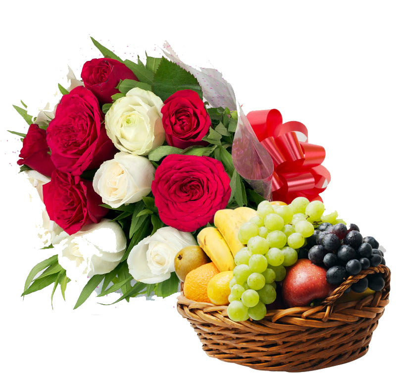 Subscription - Fruit & Flowers Basket